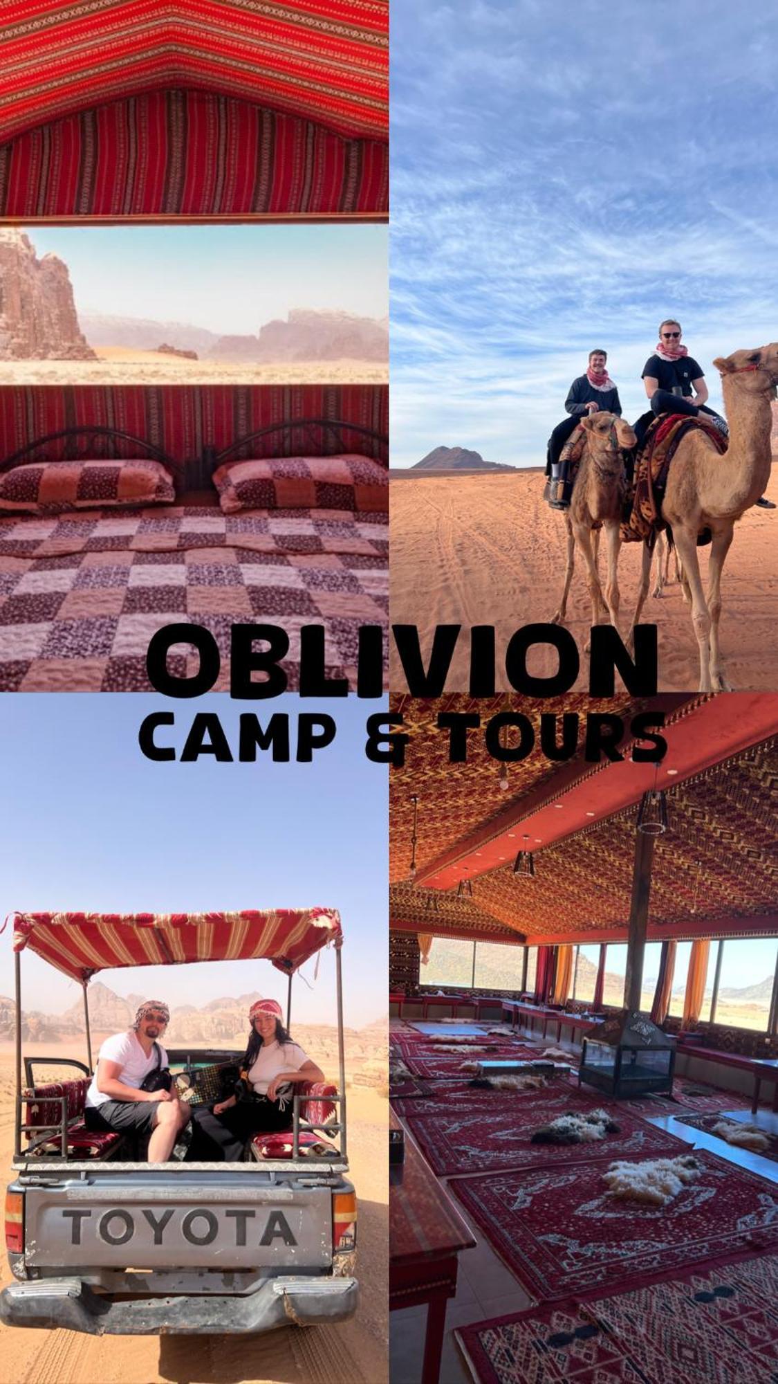 Oblivion Camp Hotel Wadi Rum Exterior foto